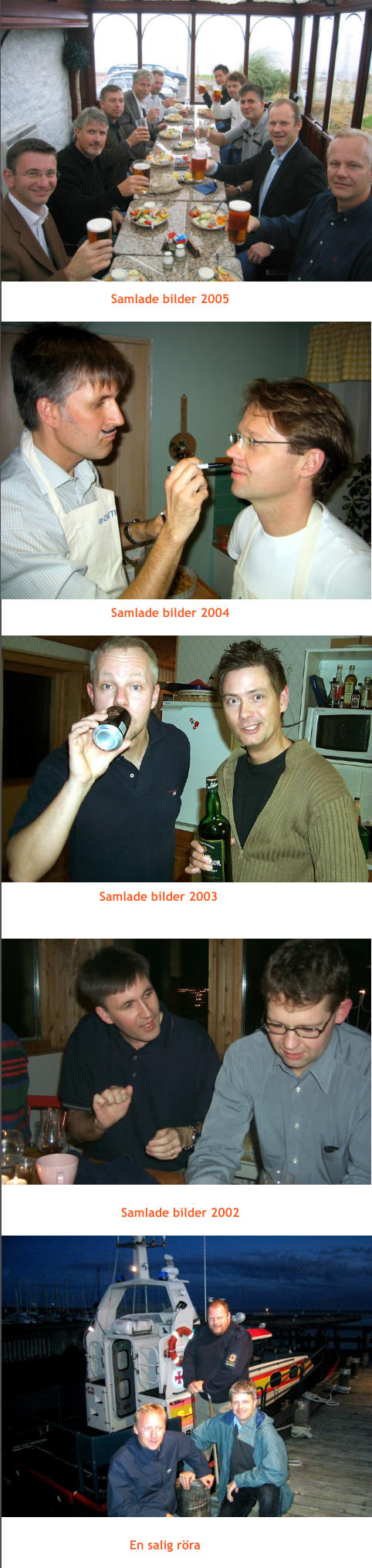 Samlade bilder 2005 En salig röra Samlade bilder 2002 Samlade bilder 2003 Samlade bilder 2004