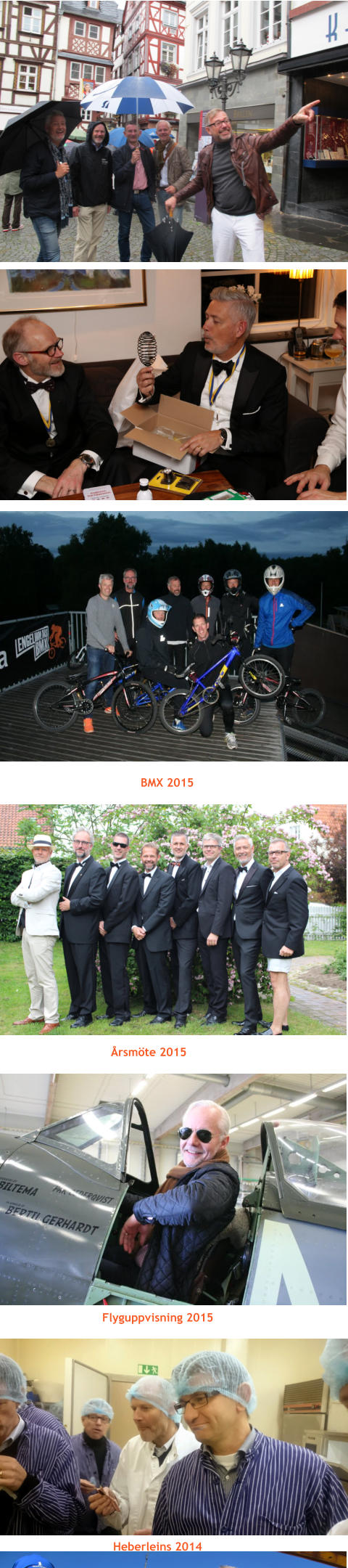 BMX 2015 Heberleins 2014 Flyguppvisning 2015 Årsmöte 2015